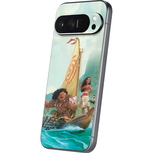 Disney Princess Moana and Maui Set Sail Pixel 9 Pro XL Skin